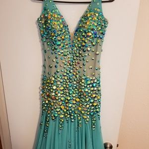 Sherri Hill 2972 Mermaid Crystal Dress